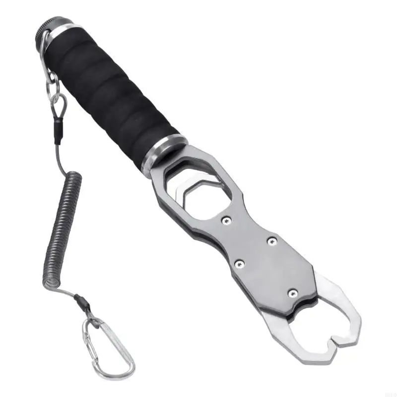 Fischgreifer aus Aluminiumlegierung mit integrierter hochpräziser Skala zur Fischkontrolle und Sicherheit beim Angeln 69HD – Detail 3