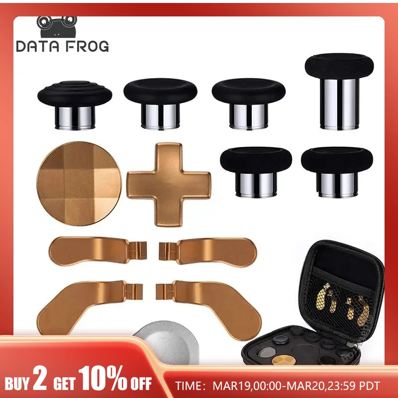 389413-2f234f.jpg DATA FROG Metal D Pad Trigger Paddles Replacement Thumbstick for Xbox One Elite Controller Series 2 Metal D-Pad Trigger Paddles Replacement Thumbstick for Xbox One Elite Controller Series 2 Parts Repair Kit Accessories Mallzona