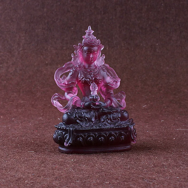 Buda statue buddha figurine monk purple sand tea budas decorativos figuras  bouddha india statues for decoration sculpture - AliExpress