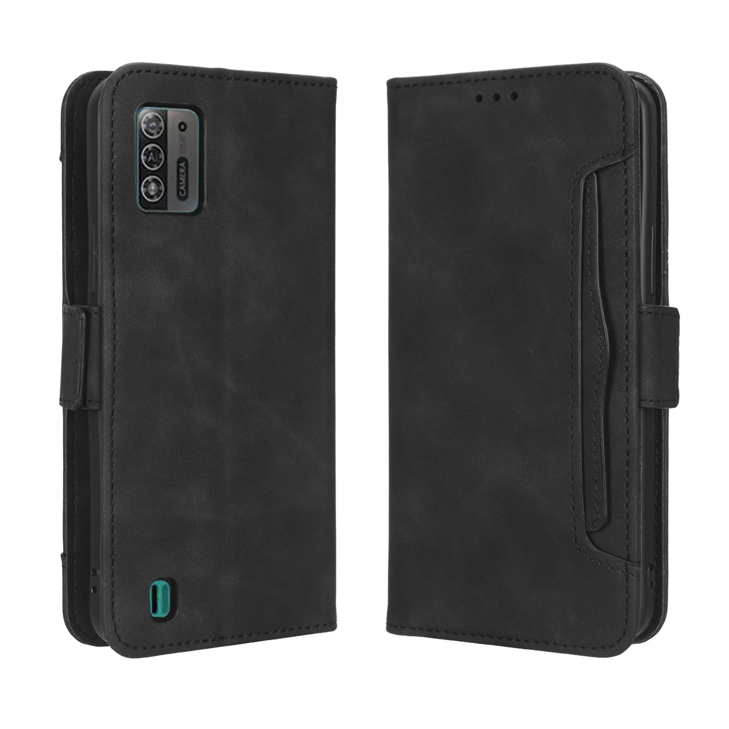 Per Zte Blade A52 Lite Custodia Premium Portafoglio In Pelle Flip Multi-Card Slot Cover Per Zte Blade A52 Lite A52Lite Custodia Per Telefono