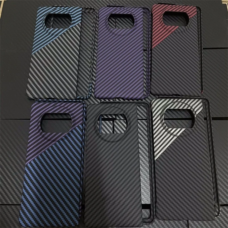 Carbon Fiber Pattern Ultra Thin Matte Stripe Phone Cover - Durable Protection Shell