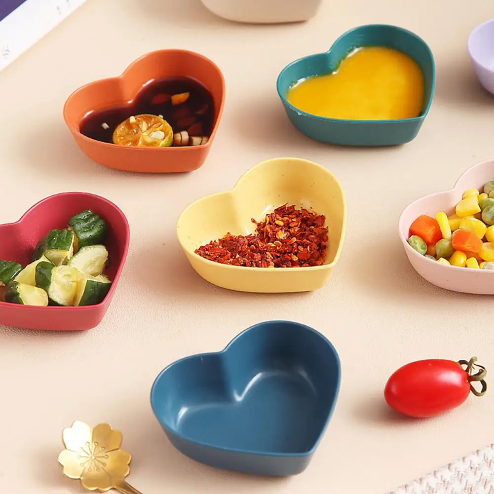 Dessert Dish Reusable Pack Food Barbecue Seasoning Plate Snack Plate ceramic dessert plates barbecue plate snack dish seasoning dishes plastic seasoning dish for Dining Room