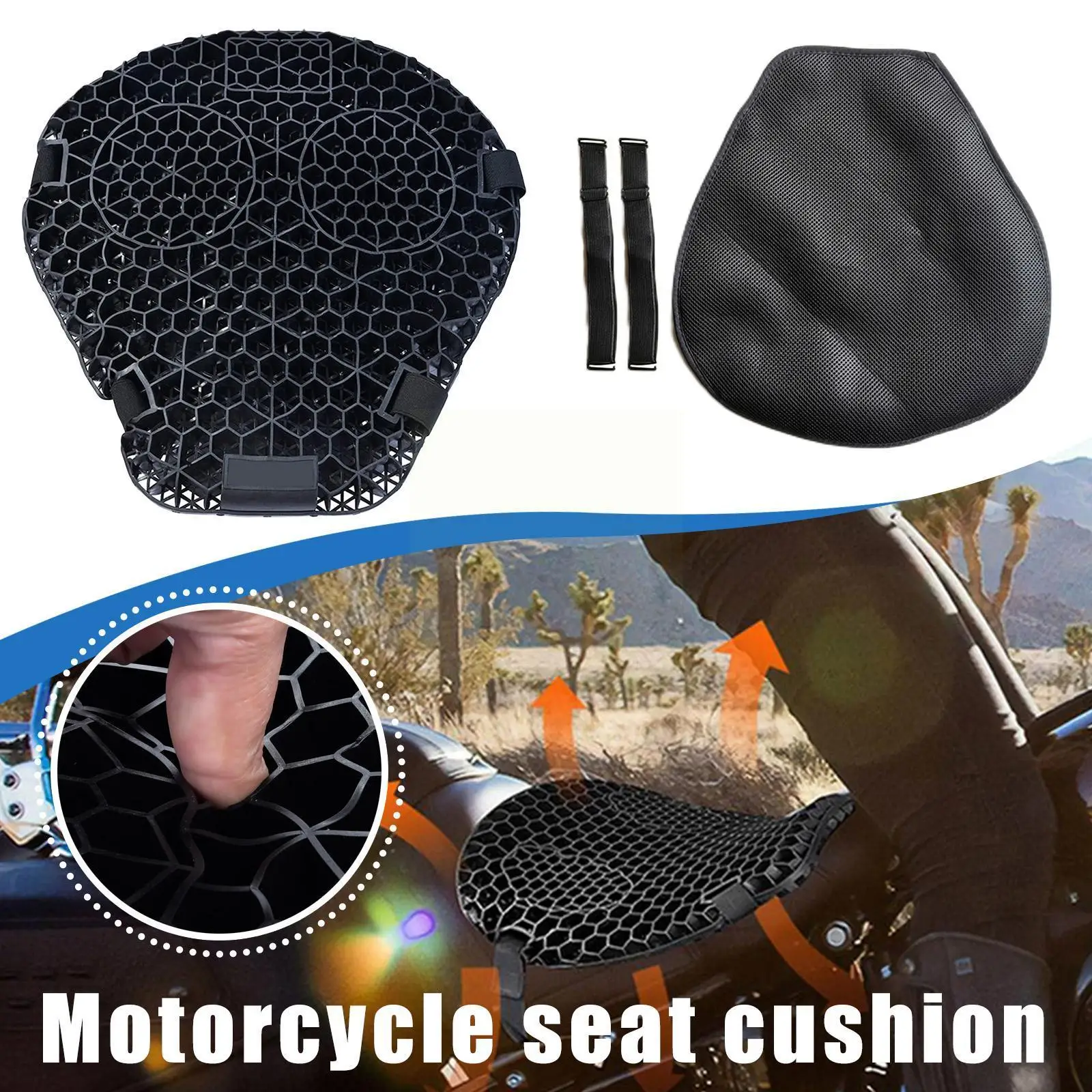 Universal Motorcycle Seat Cushion Air Comfort Saddles