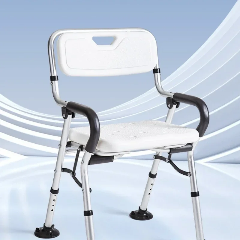 

Elderly Shower Chair - Hot Bestseller Disabled Anti-slip Seat Non-Drilling One-Click Folding Bath Stool for Enhanced Safety