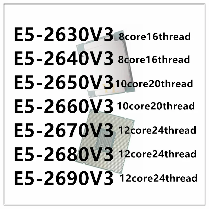 E5-2630V3 E5-2640V3 E5-2650V3 E5-2660V3 E5-2670V3 E5-2680V3 E5-2690V3
