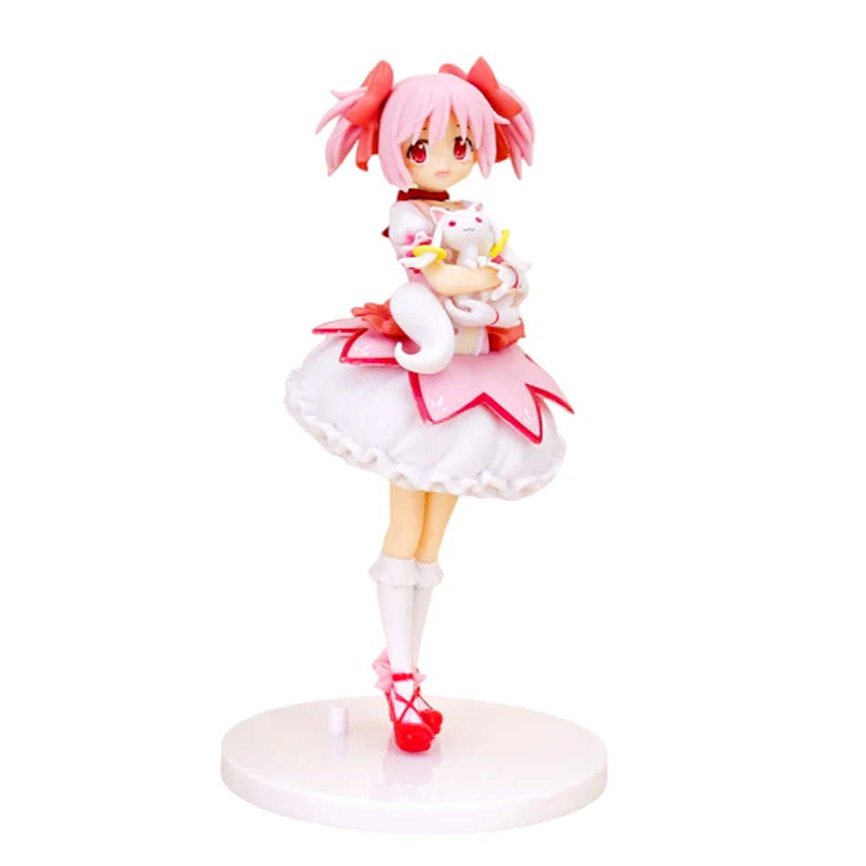 Figura Kaname Madoka Kyubey Ver. 17 Cm - Statua PVC Anime, Modello Collezionabile Per Fan, Regalo Compleanno - 2