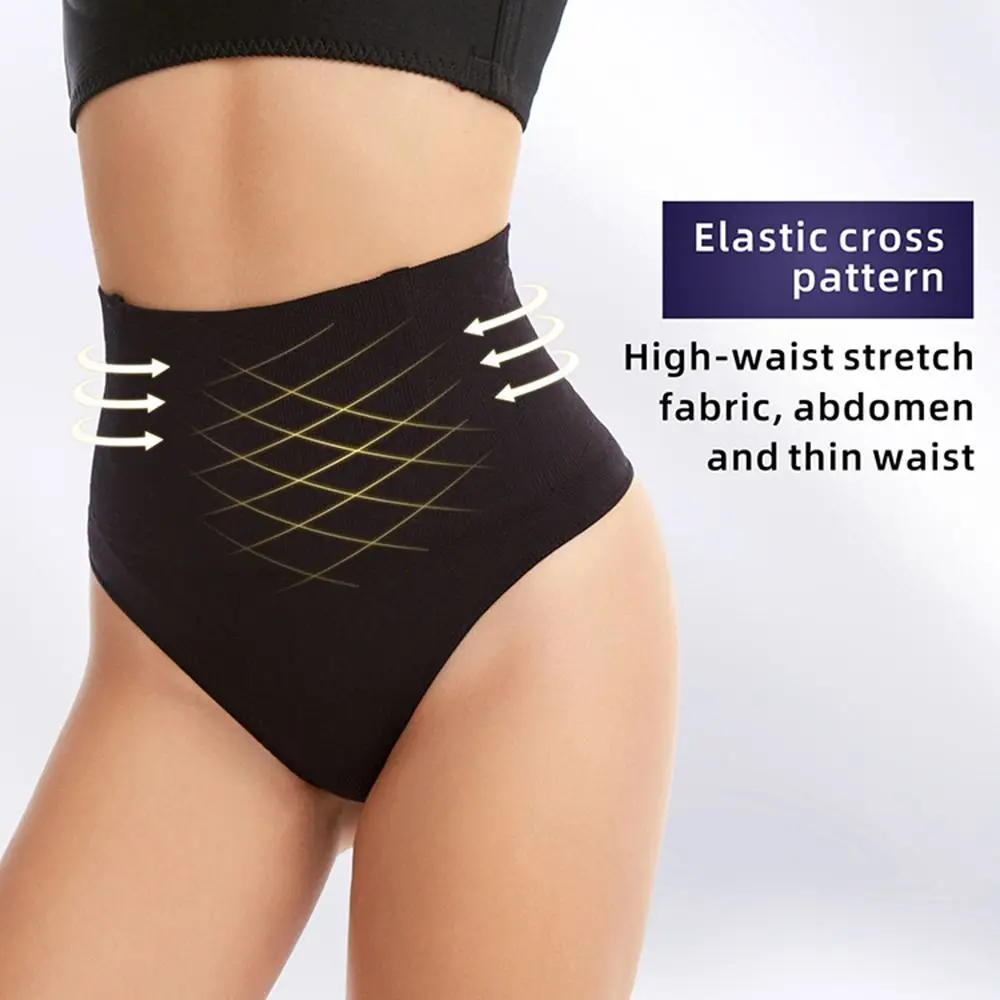 High Waist Tummy Control Panties Thong Panty Shaper Slimming Underwear Butt  Lifter Belly Shaping Cincher Brief Women Body Shaper - Shapers - AliExpress