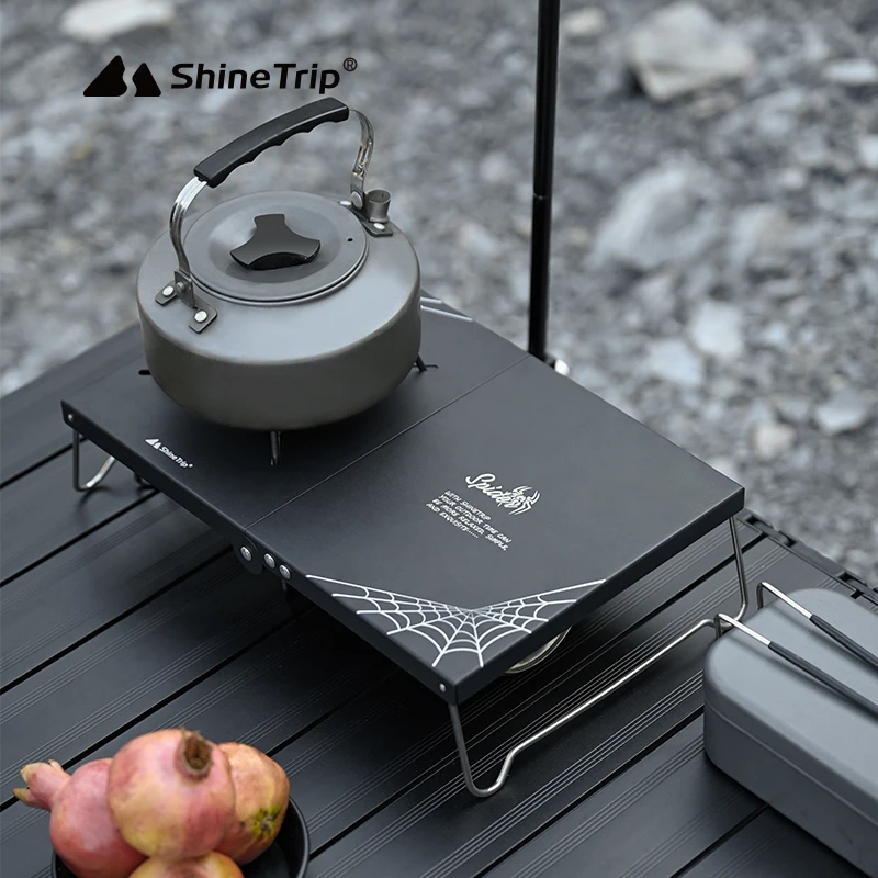 Outdoor Camping Spider Stove Table Portable Aluminum Alloy Mini Picnic Folding Storage Table Stove Table Gas