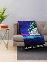 Goosebumps One Day At HorrorLand t Throw Blanket halloween fluffy Baby Blankets blankets for beds  throw blanket 2