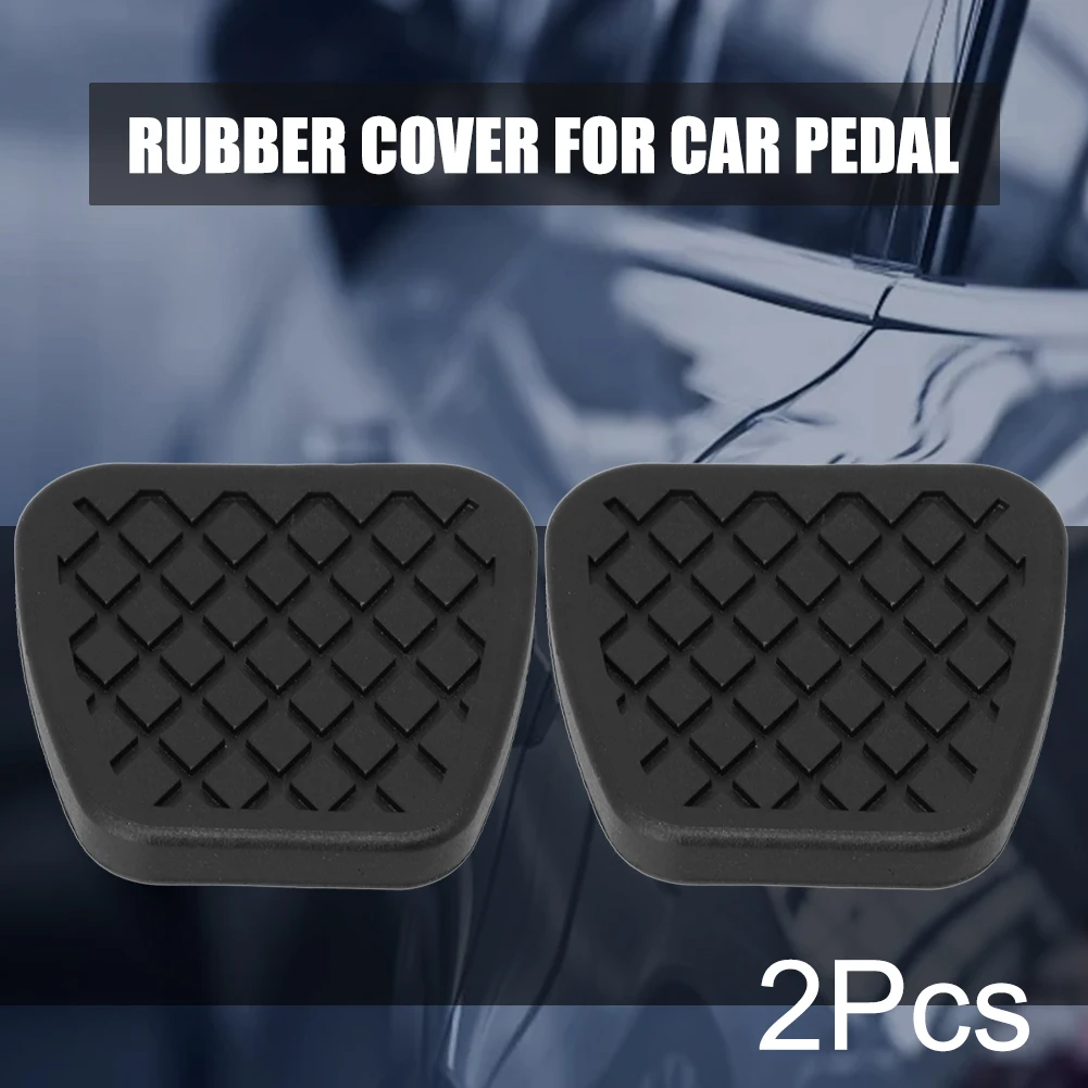 

Pad Brake Clutch Pedal Parts 2pcs Black Easy Installation Motorcycle Accessories Replacement Rubbers High Quality