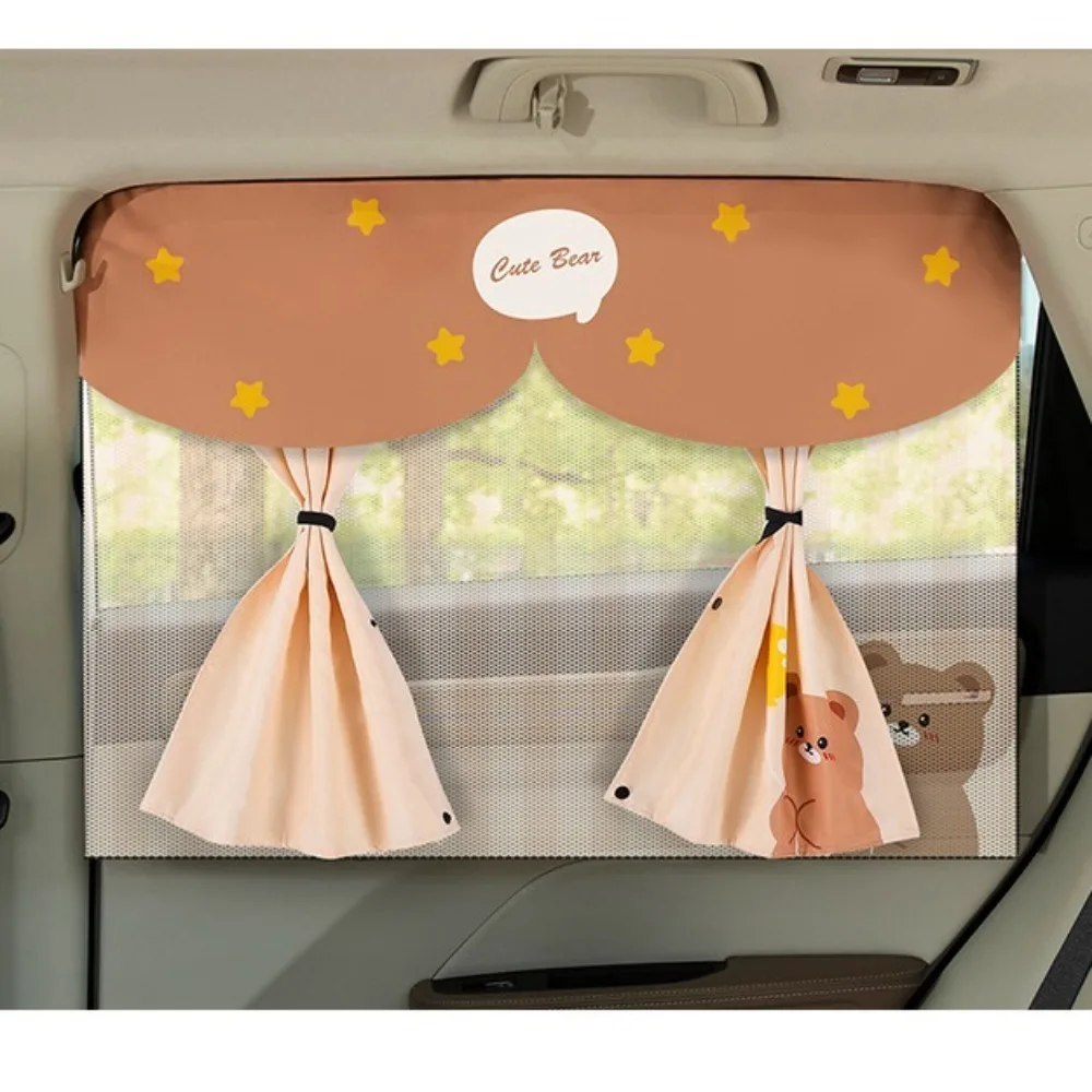 

Боковое окно автомобиля солнцезащитный козырек качественный задний боковой Магнитный чехол для автомобильного окна симпатичный мультяшный складной солнцезащитный козырек для лобового стекла автомобиля