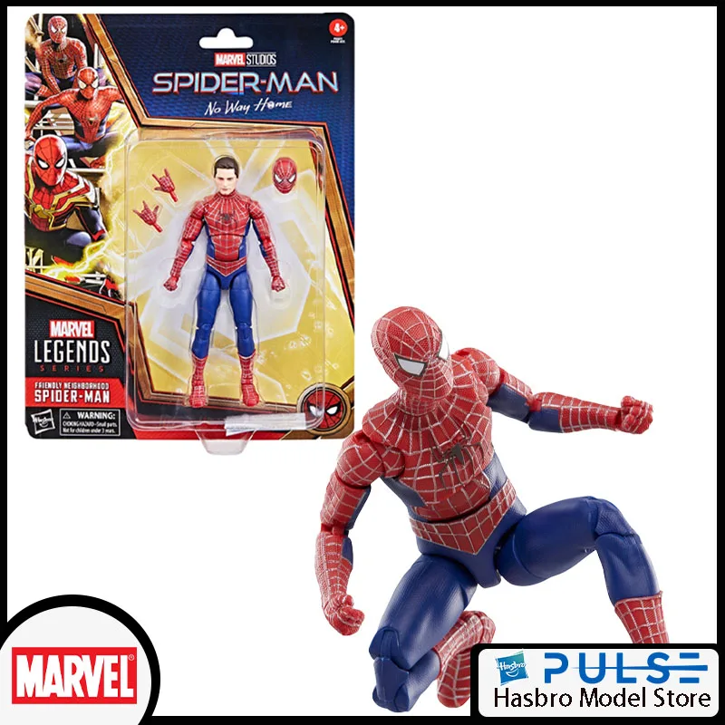 

Hasbro Marvel Legends Friendly Neighborhood Spider-Man Collectible 6-Inch Scale Figure Premium Model Toy Boys Halloween Gifts