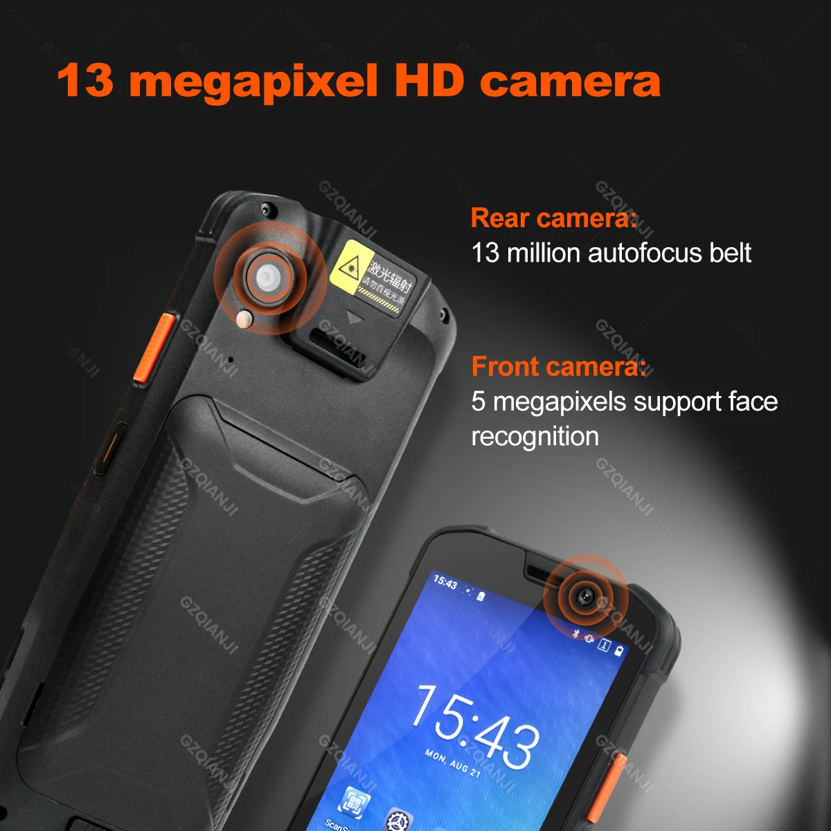 4GB+64GB Android 11 Handheld Terminal Iindustrial PDA 1D 2D QR Barcode Scanner Reader 4G WiFi NFC POS Data Collector