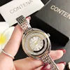New Watch For Women High-End Luxury Stainless Steel Rhinestone Dial Wristwatch Water Resistant Woman Accesories Gifts for Women 5