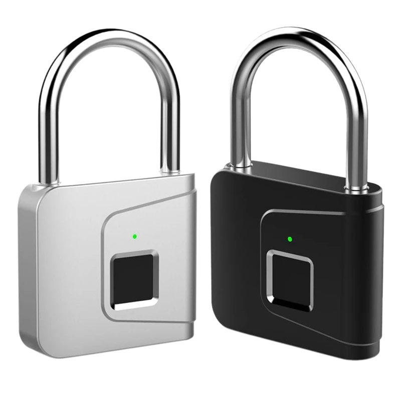 

Locker Smart USB Charging Fingerprint Padlock Fully Automatic Keyless Zinc Alloy Security Door Lock