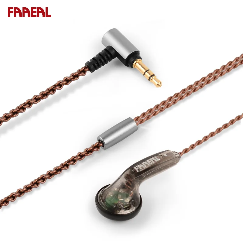 FAAEAL Earphones Iris 2.0 In Ear Earbuds 3.5mm Durable Wired Ear Buds Good Bass Music Headphones Running Sports Gaming Headsets 2