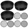 3 Sets Soil Sieve Earth Sand Sieves Toys Sifter Plastic Planting Filter Sifting Pan Gardening Tool Grid 1