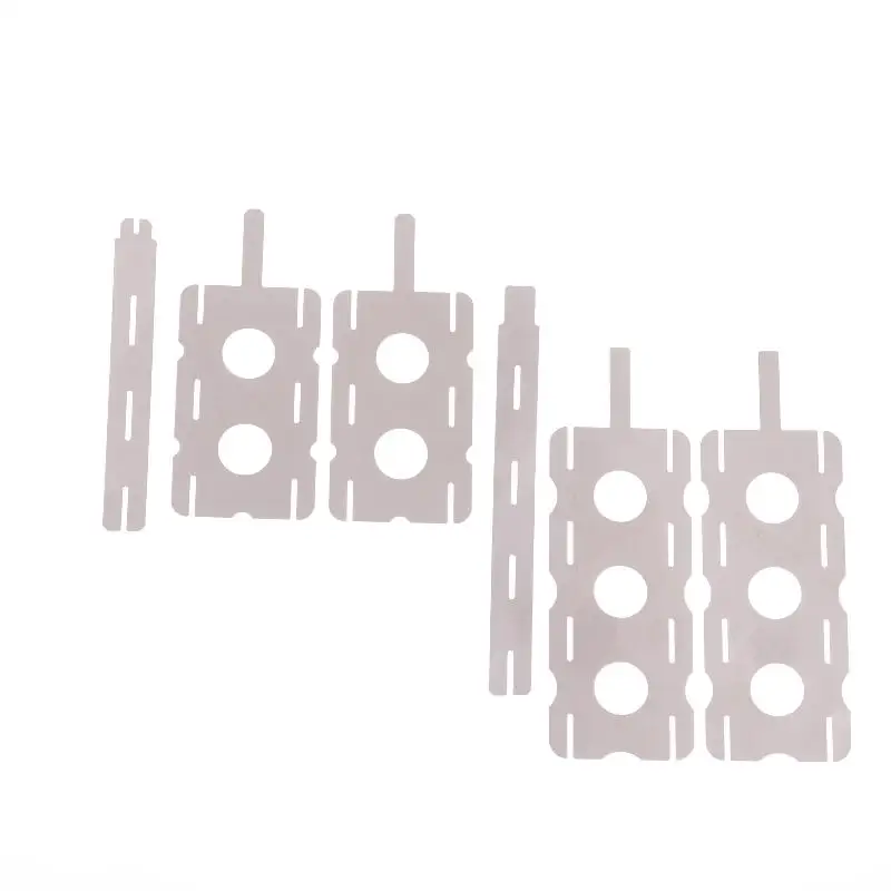 30pcs 18650 Lithium Battery Nickel Sheet 5Set Polygonal Battery Nickel Sheet For Spot Welding Machine Batteries Connection Sheet