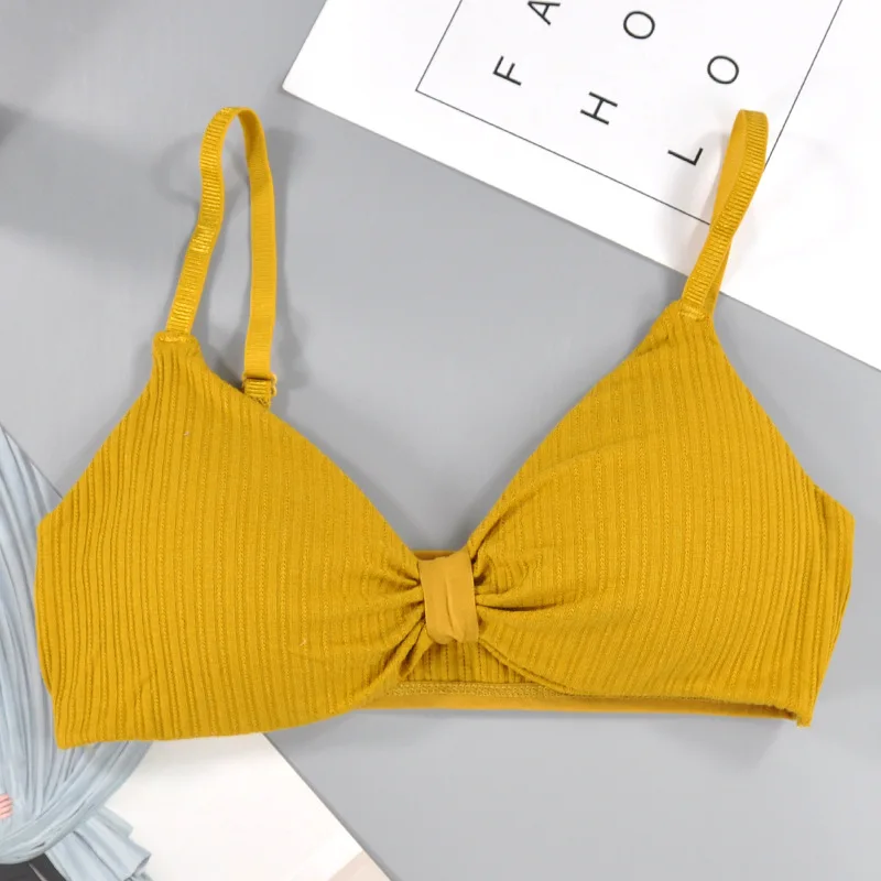 Buy Smilzo Yellow Cotton Padded Bra on Snapdeal