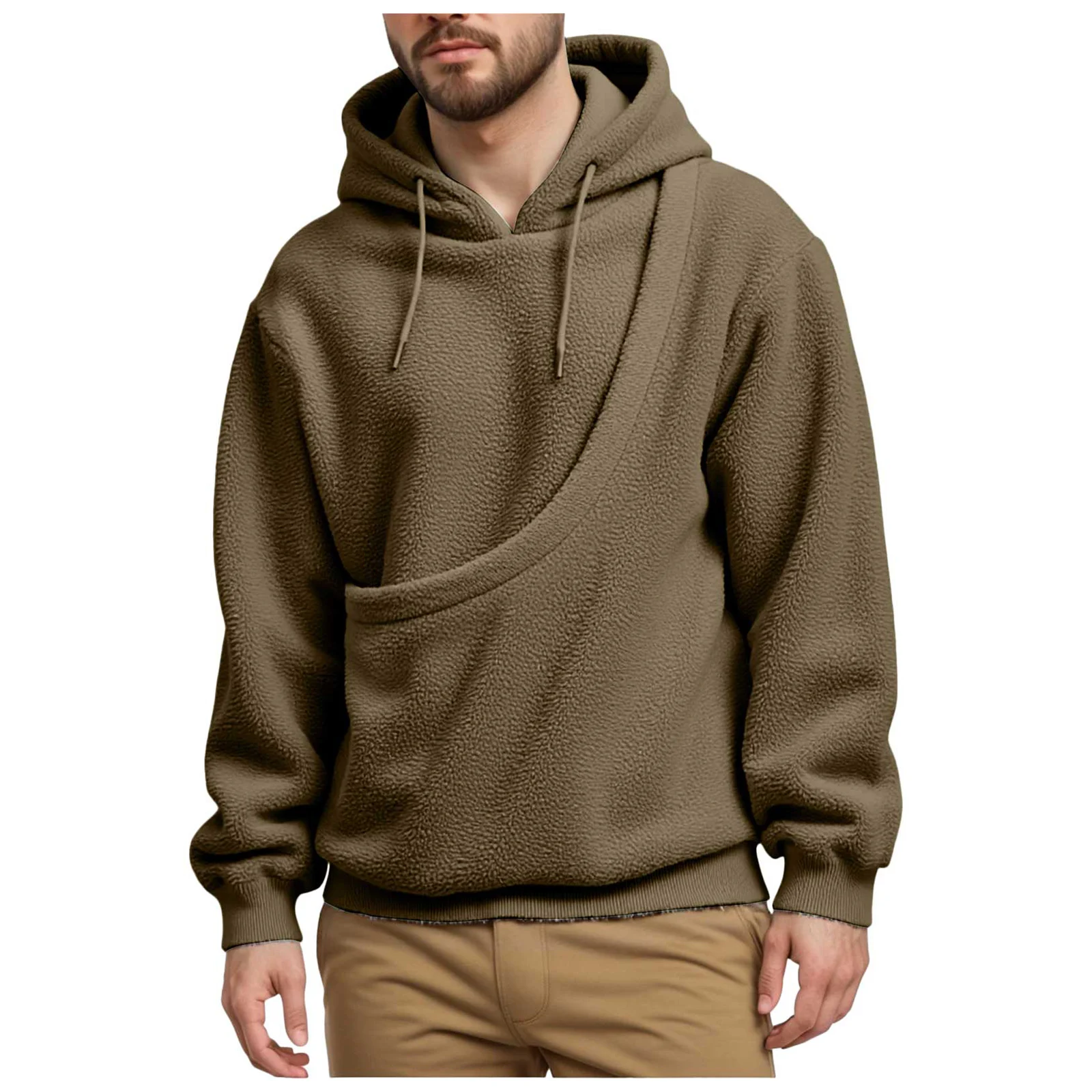 Hot Selling Hoodie 2025 Man Pullover Unisex Cat And Dog Bag Hooded Sweatshirt Pocket Pet Bag Holder Fleece Sweatshirts For Man