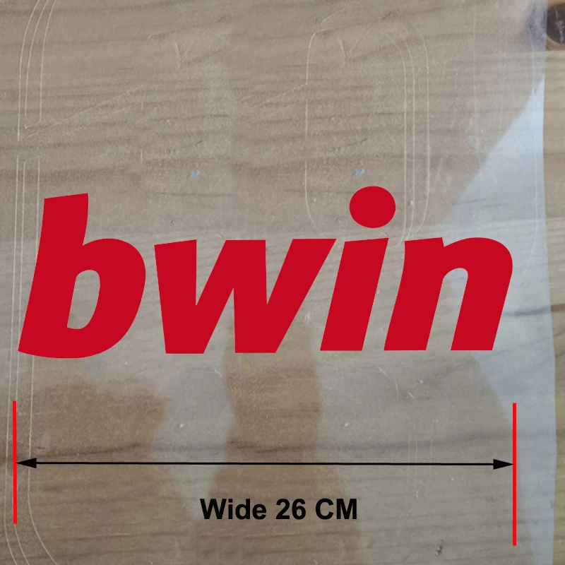 thumbnail image 1 of Parches termoadhesivos con el logotipo central del patrocinador de fútbol bwin 2000-2022 Insignias de película de transferencia térmica de fútbol del patrocinador de Bwin, 1 of 5
