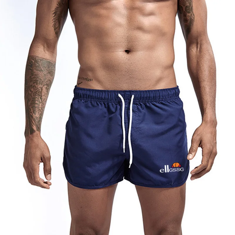 

Summer men's running shorts beach shorts men's swimwear sexy swimming trunks sea surf shorts men's sports shorts S-3XL spot