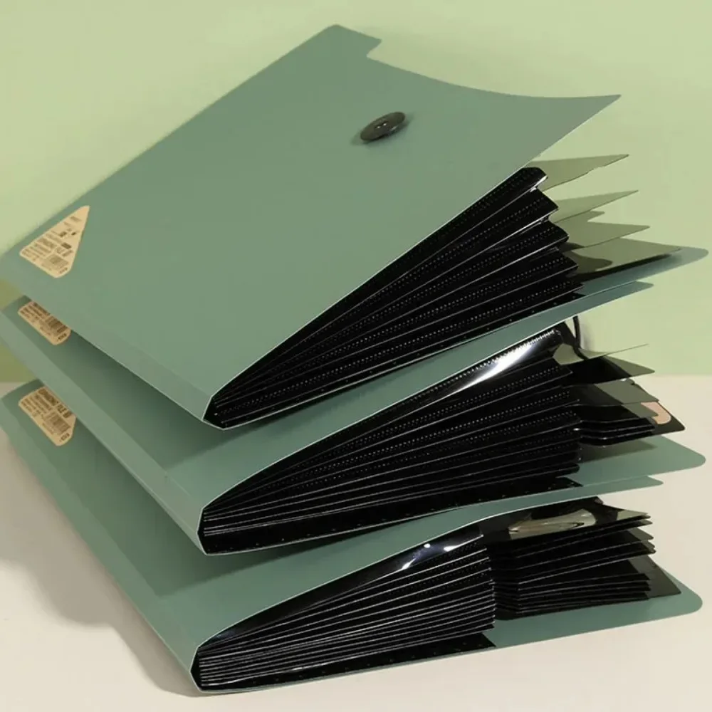 8/13 Layers A4 File Folder Storage Bag Test Paper Desktop Expanding Organizer Multi-Layer School Stationery Office Supplies