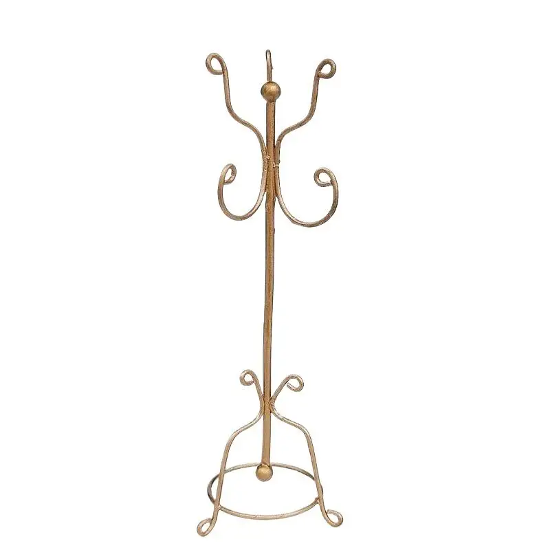 1/12 Puppenhaus Simulation Mini Garderobe Modell Puppe Hause Schlafzimmer Kleiderbügel Möbel Dekor Spielzeug Puppe Wohnzimmer Szene Ornamente Spielzeug – Detail 5