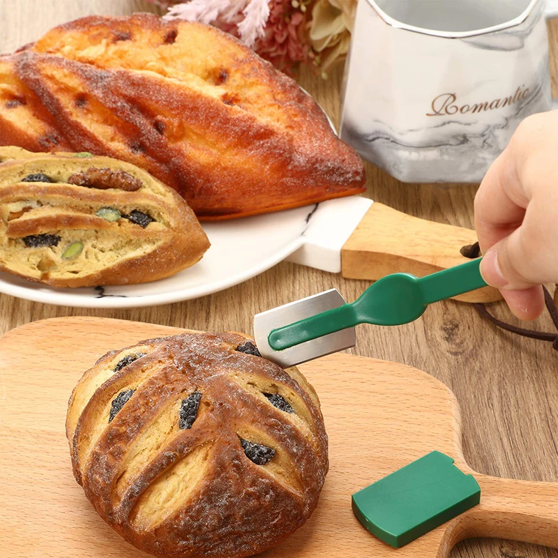 Bread Lame Dough Scoring Tool Extractable Magnetic Professional Sourdough Scoring  Tool Bread Scoring Pattern with 5 Razor Blades - AliExpress