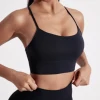 Solid Color Gym Yoga Underwear Women Y shape Fitness sport Bra high strength Tight Top Comprehensive Training  With Chest Pad 5