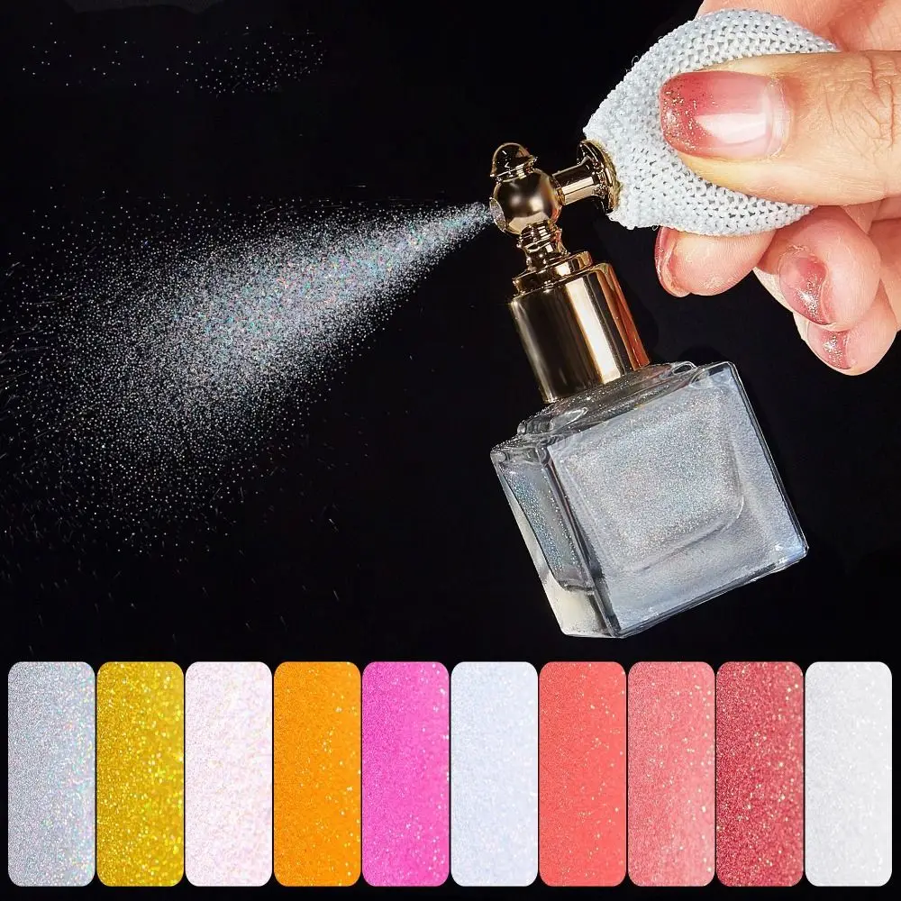 

Суперблестящий спрей для красочных волос и тела, блеск для лица для женщин, блестящий спрей для тела с дополнительными блестками для свадьбы