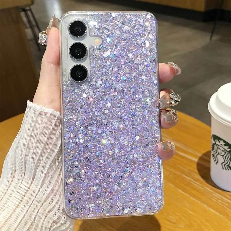 Fashion Dream Glitter Epoxy Soft Silicone Shockproof Case Cover