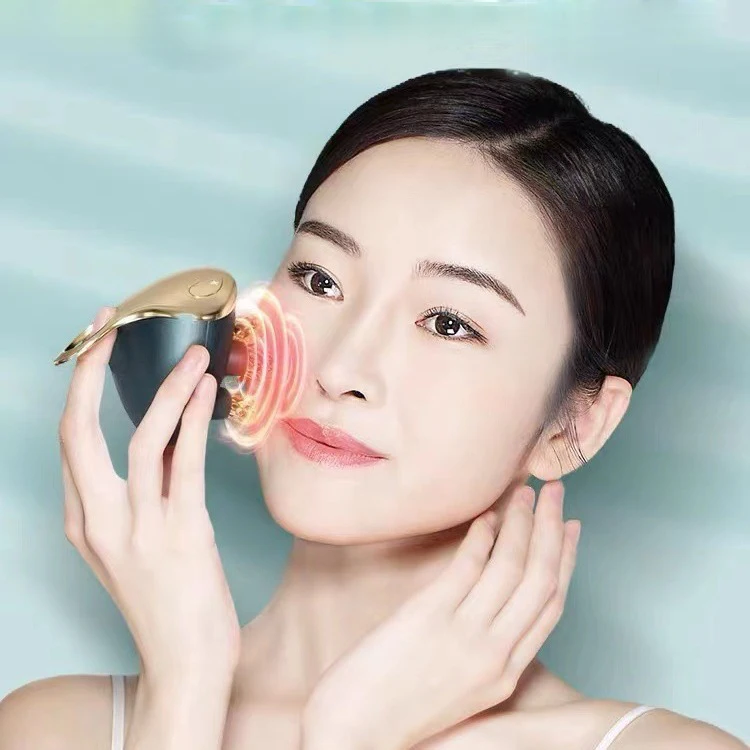 EMS 5 in 1 RF Facial Massager Massage Head Home Use Facial Device Promote Face Cream Absorption 5 Light Color Modes Beauty Tools