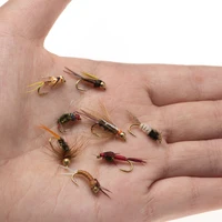 48pcs Fly Set Box Copper Bead Head 6