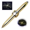 Multifunctional Decompression Finger Rotate Luminous Gyro Pens Toy Fidgets Spinner LED Light Ballpoint Pen Metal Gyro Pen Gift 1