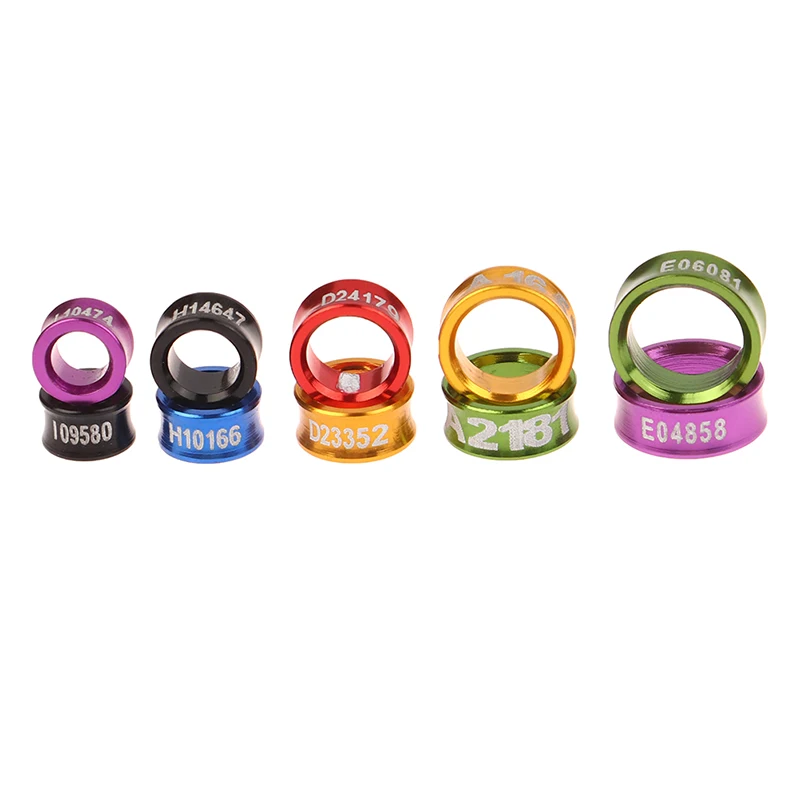 10Pcs 4/5/6/7/8mm Parrot Leg Rings Pigeon Foot Rings Bird Supplies