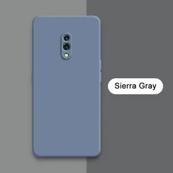 Square Liquid Silicone Shockproof Phone Case - 360° Protection with Camera Guard for OPPO K3 (Sierra Gray)