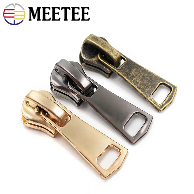 10Pcs Zipper Sliders Pulls 5 8 Reversible Zip Head for Metal Zippers