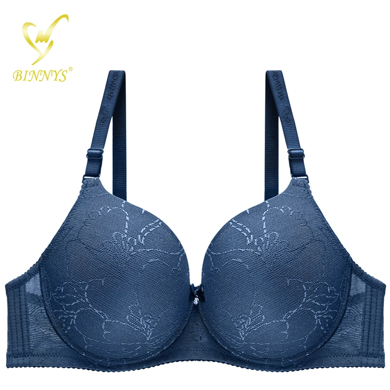 BINNYS Women Bra D Cup Seamless Sexy Lingerie for Women and Ladies Plus Size Large Breast Bra with Extender