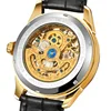 SKROX High Quality Luxury Skeleton Automatic Movement Elegant Men's Watch Mechanical Sapphire Glass Male Wrist Watches Leather 4