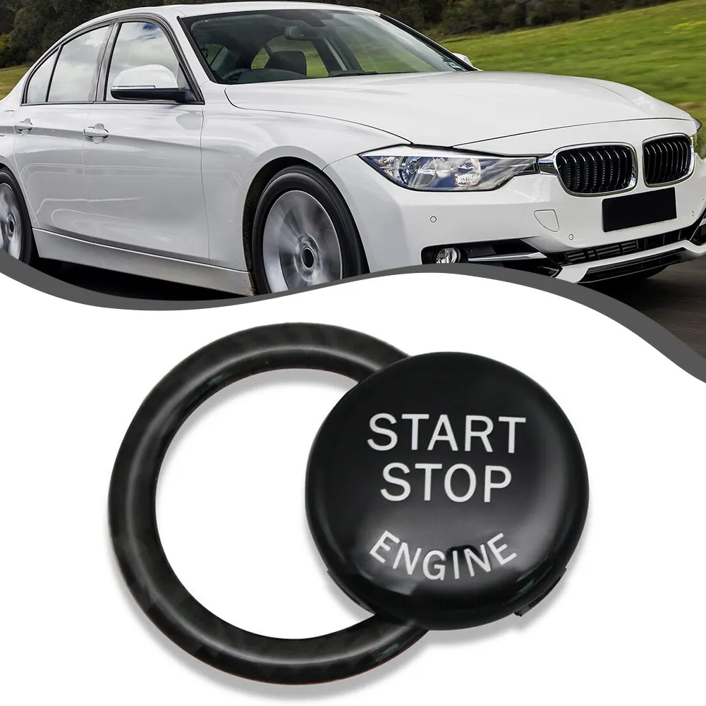 

Car Engine Start Stop Button Replace Cover With Ring For BMW E90 E92 E93 2009-2012 Car Styling Interior Accessories