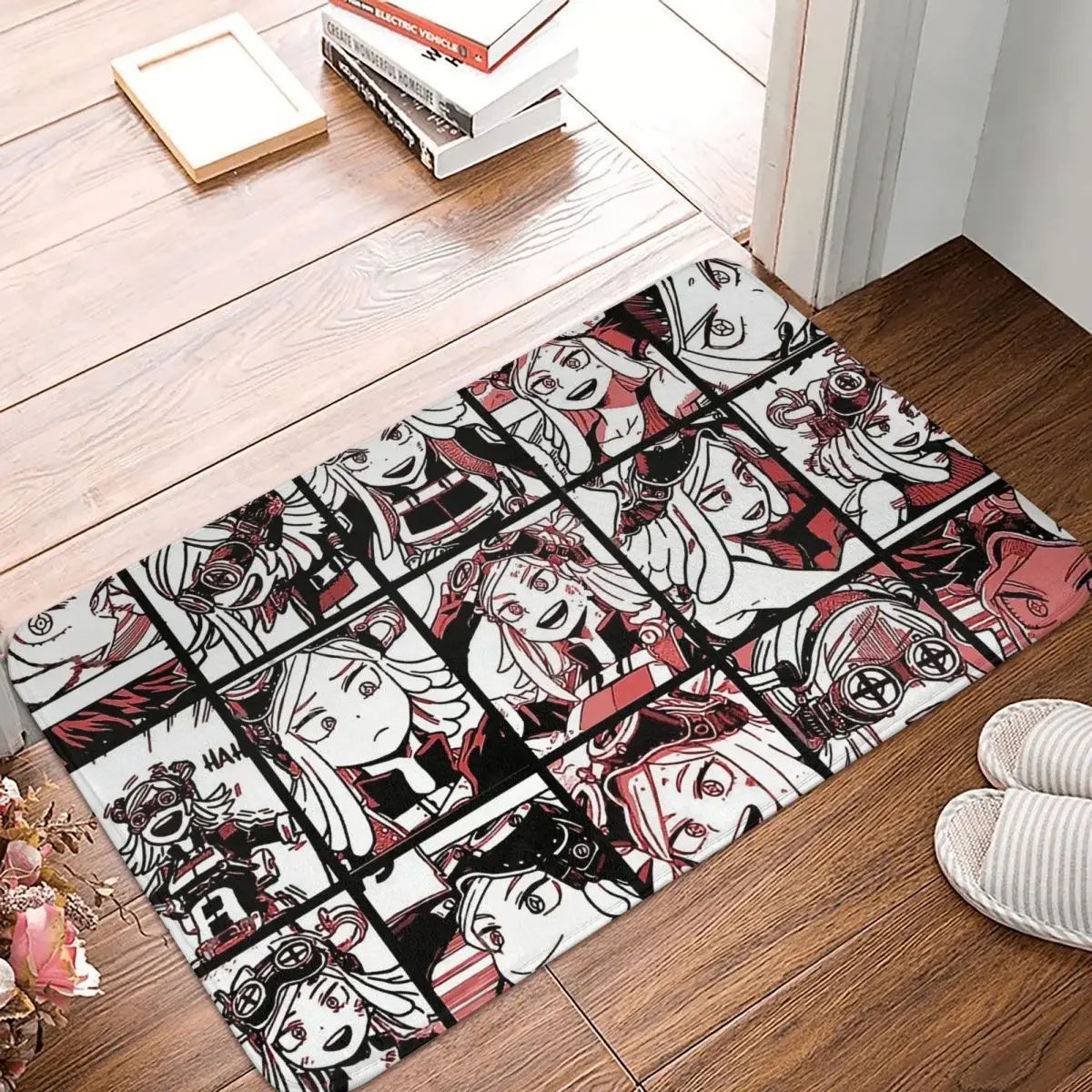 

My Hero Academia Midoriya Izuku Deku All Might Anime Non-Slip Carpet Cool Doormat Bedroom Bathroom Mat Welcome Decor Rug