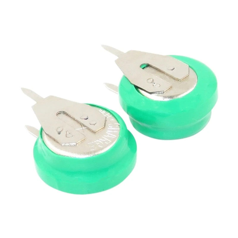 

DXAB 10pcs 80mAh Coin Cell Rechargeable Batteries for Keyless Car Remotes