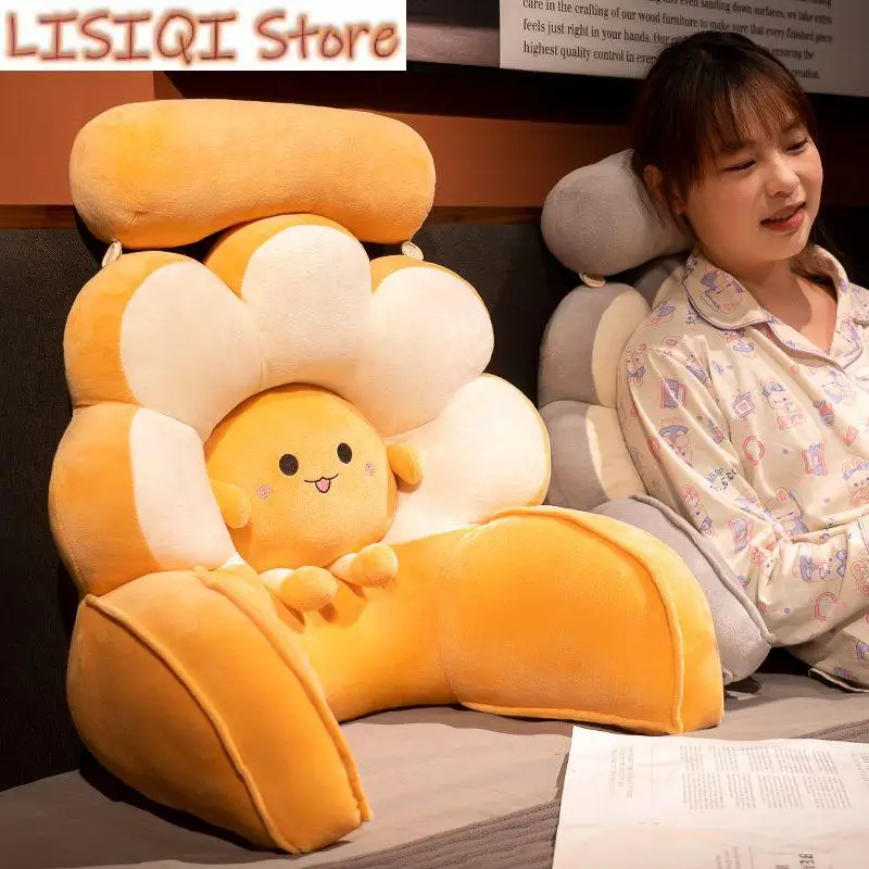 

New Cute Triangle Reading Pillow Bedside Cushion Soft Bag Back Cushion Student Bed Reading Waist Pillow Tatami Pillow Sofa Deco