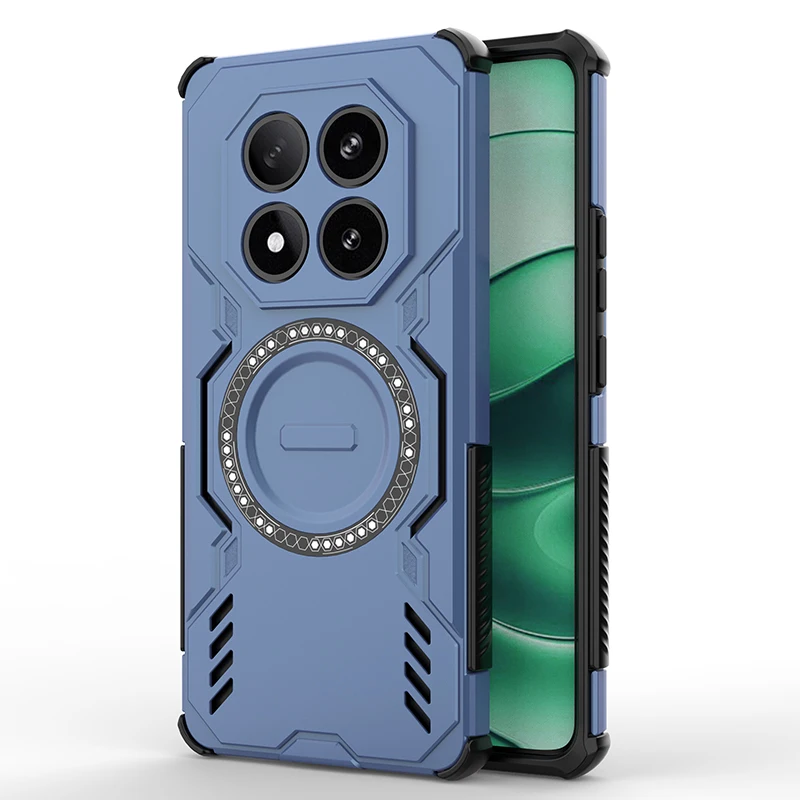 Enhanced Armor Shockproof Magnetic Holder Phone Case Cover