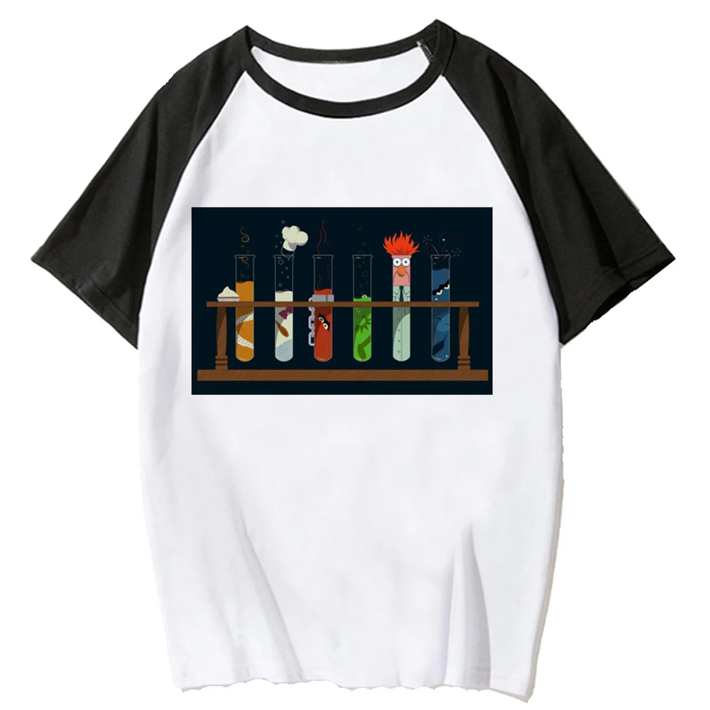 Muppet Science Tee Women Designer Y2K Anime Top Girl Streetwear Harajuku Designer Clothes