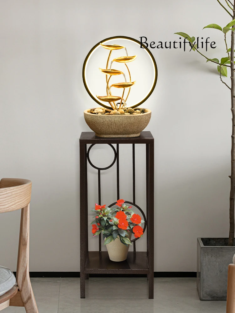 

Layer-by-Layer Flowing Water Festival High-Rise Decoration Living Room Club Decoration