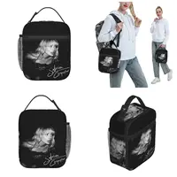 Sabrina Carpenter 2024 Tour Merch Insulated Lunch Bags For Work Food Container Portable Thermal Cooler Lunch Boxes 2