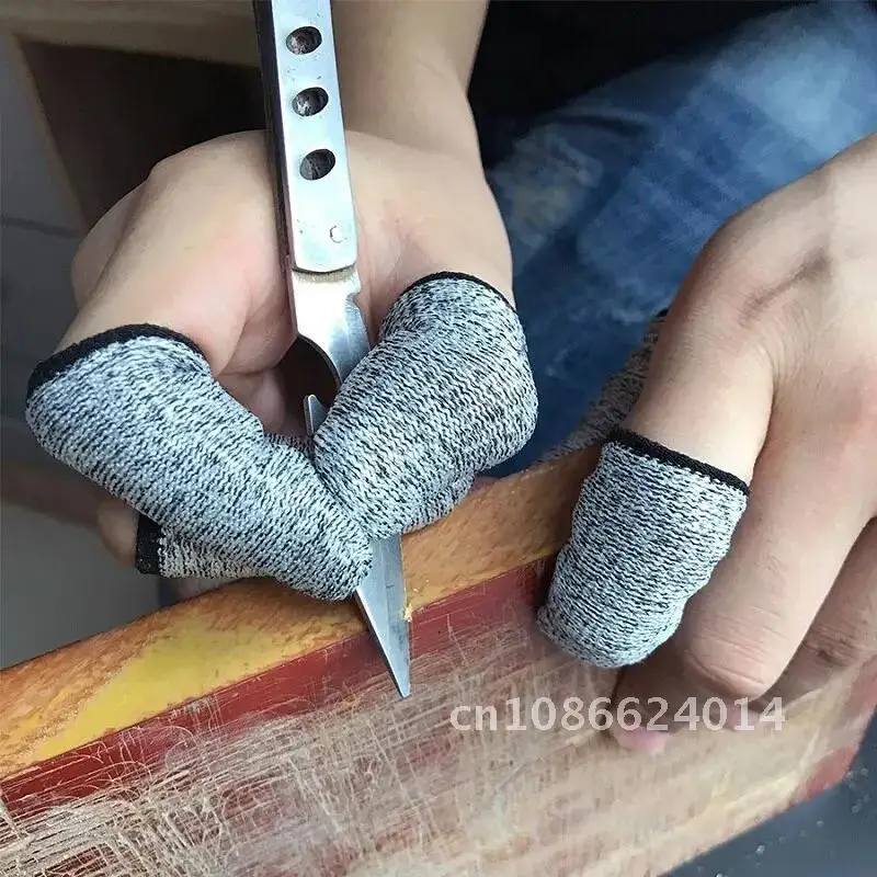 10/20Pcs Finger Protector Sleeve Cover Anti-Cut Finger Cover Finger Peel Fingertip Gloves Picking Finger Cover Kitchen Tools