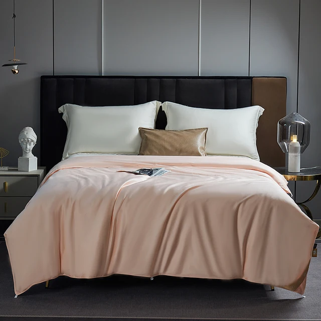 Couette en soie, remplissage en soie naturelle, évacuation de l'humidité, hypoallergénique, pleine taille pour une utilisation dans la chambre à coucher 5